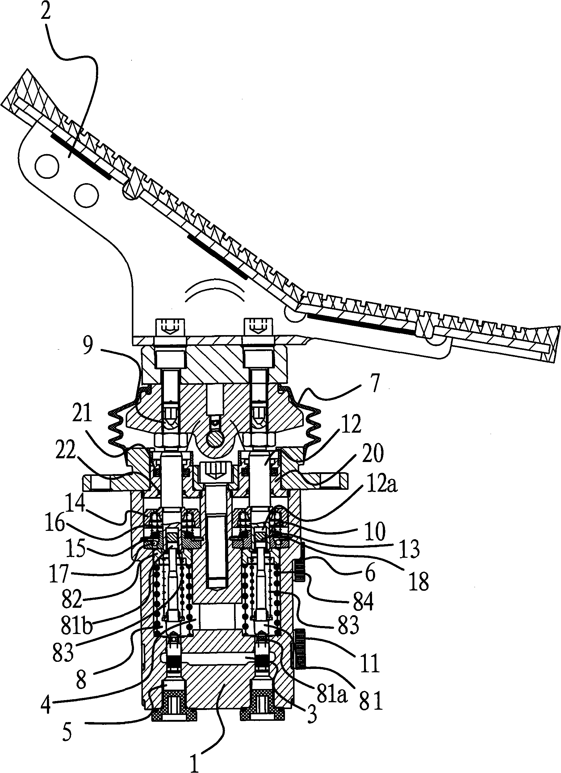 Variable pin pilot valve