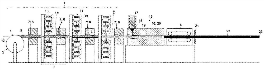 Apparatus and method for producing springs from fiber composite materials