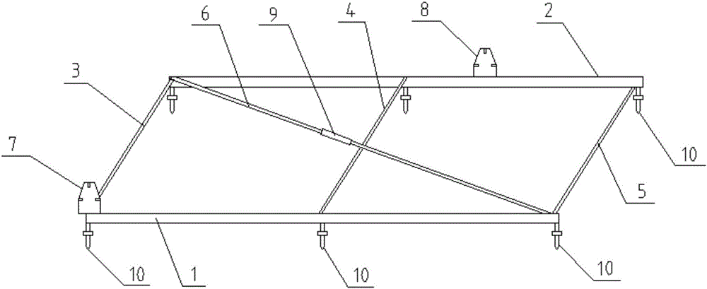 Floor tile pavement positioning measurement device