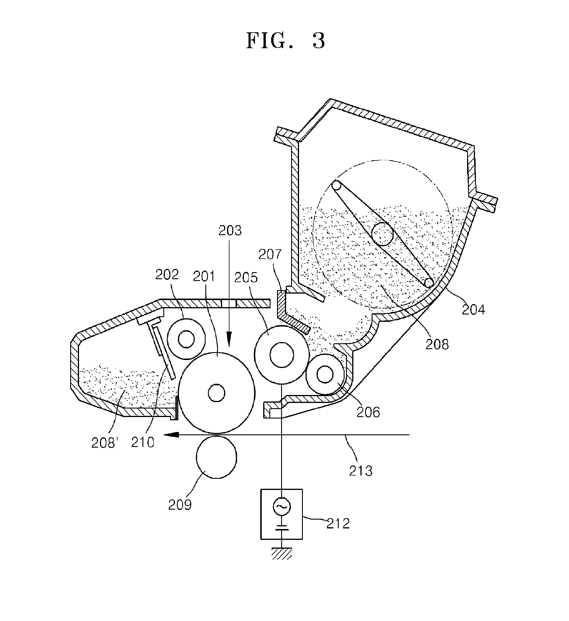 Toner for developing electrostatic charge image, method of preparing the same, device for supplying the same, and apparatus and method for forming image using the same