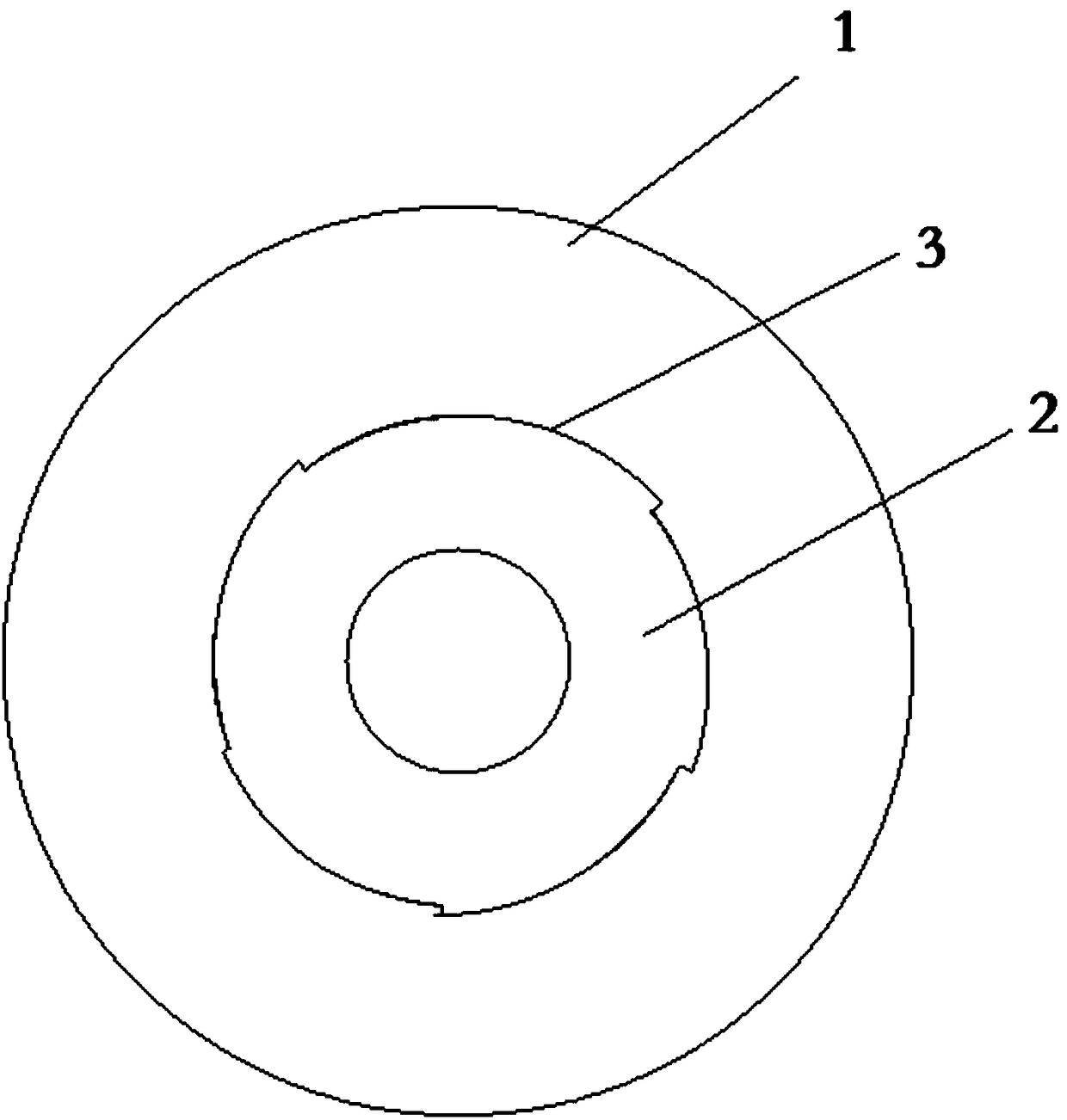 Archimedes spiral end face thrust sliding plate