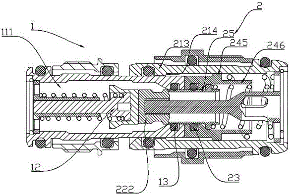 Female connector and fast connector assembly using same