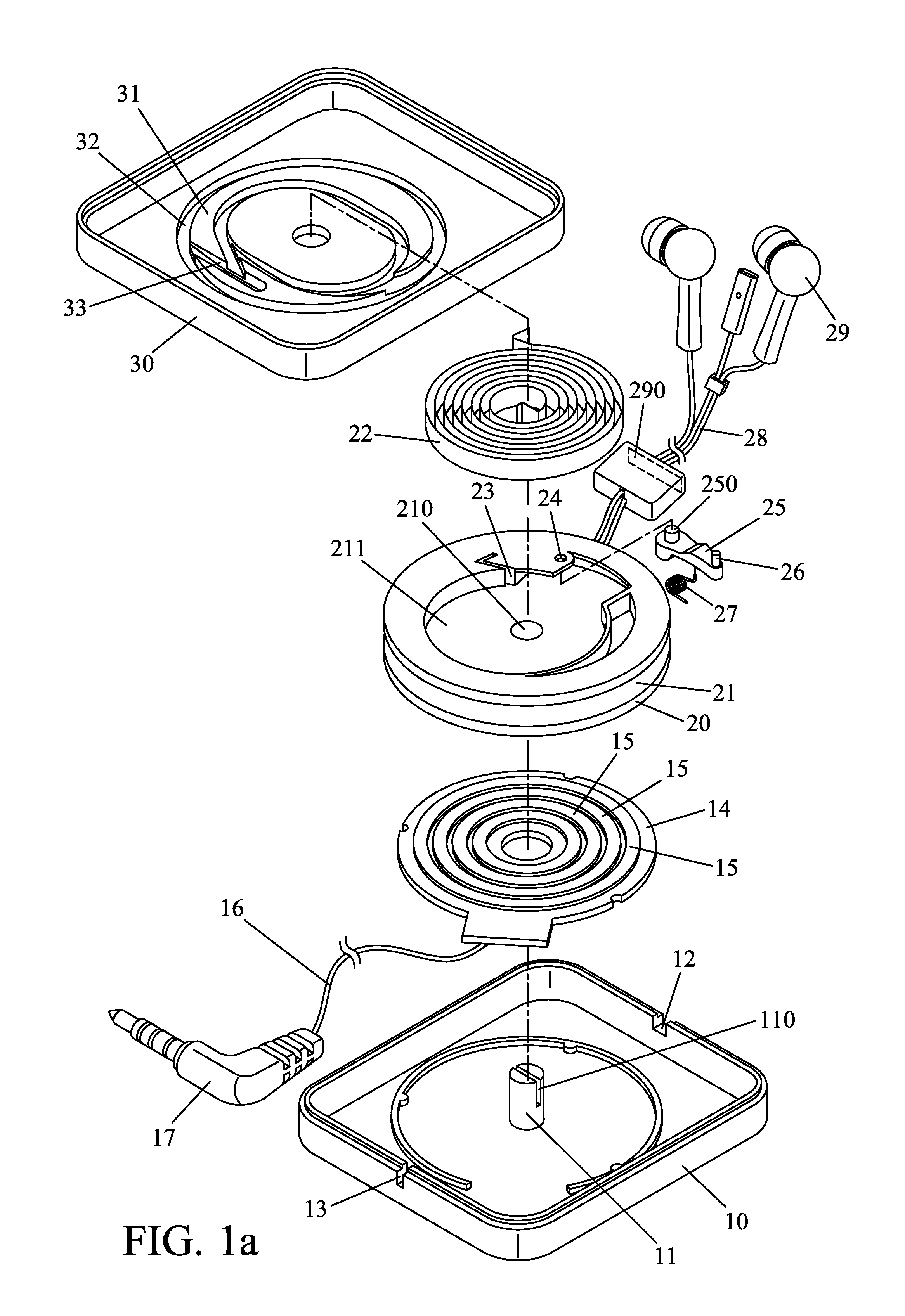 Wire winding device structure