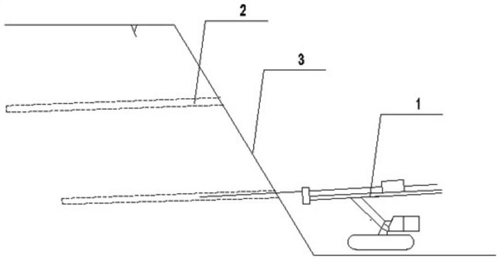 Supporting construction method for soil-rock slope