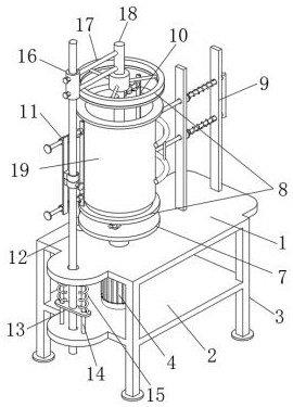 A bioreactor post-operation cleaning device