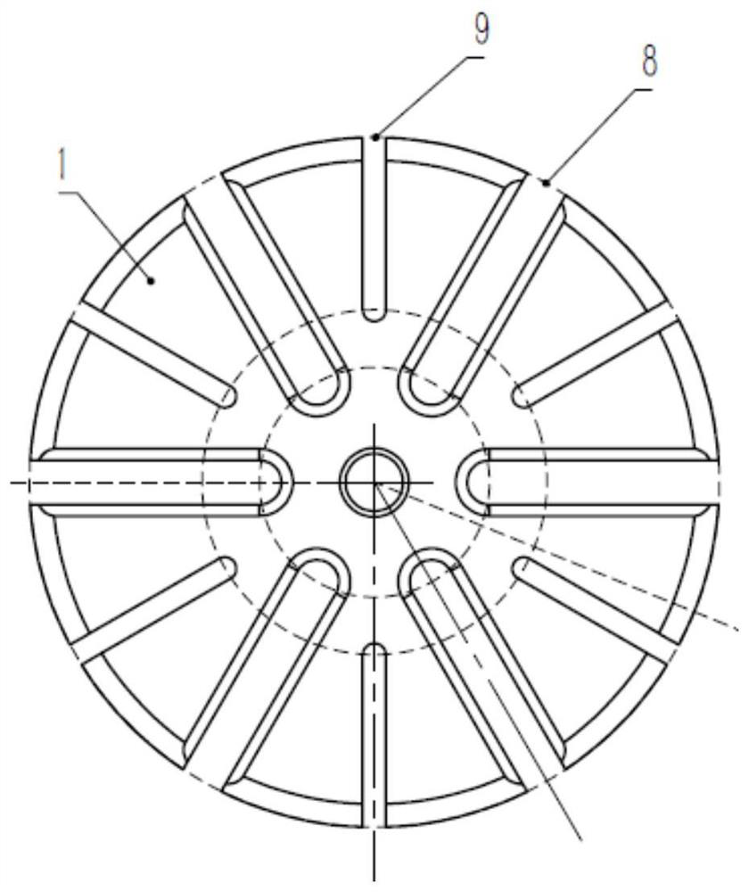 A longitudinal magnetic contact for vacuum interrupter based on ferromagnetic material