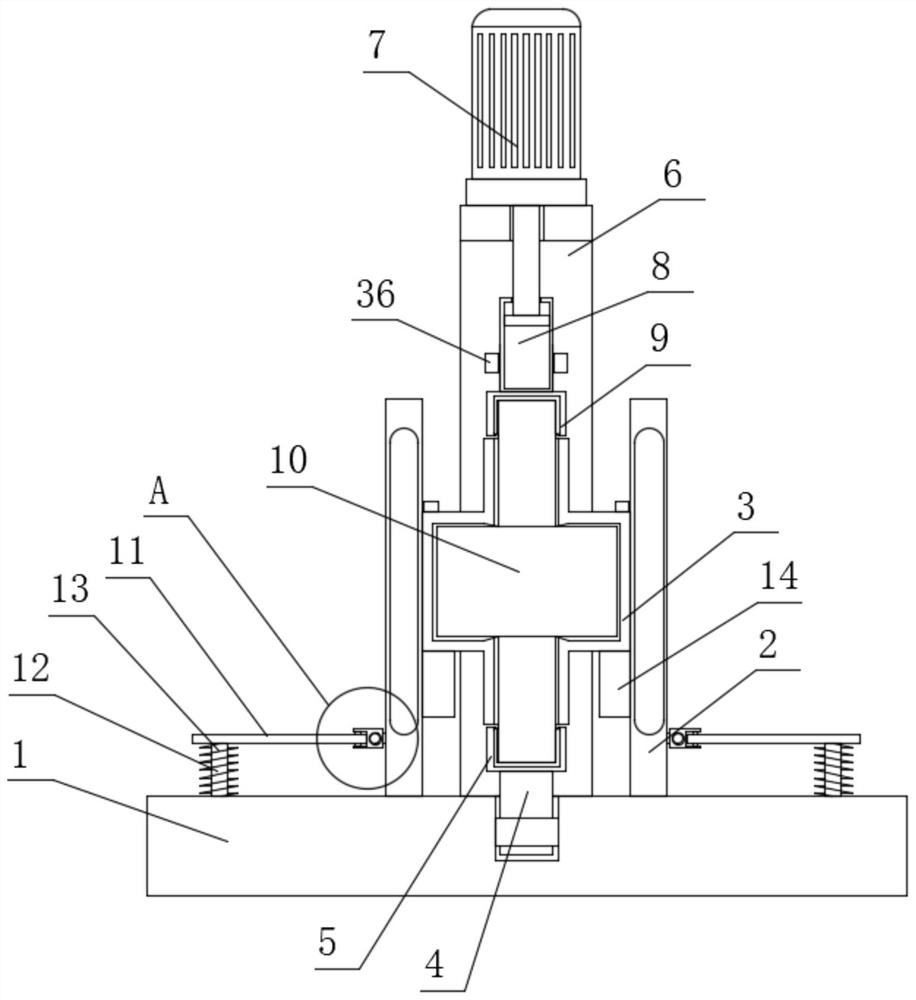 High-efficiency motor rotor grinding equipment and using method thereof