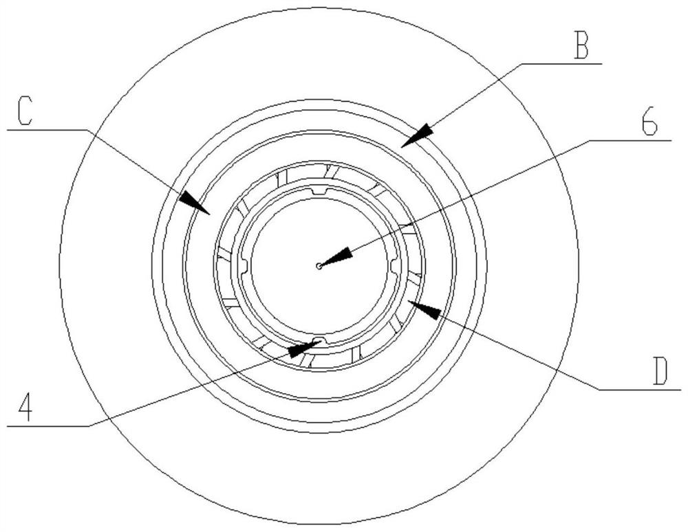 A cyclone atomization device with staged combustion