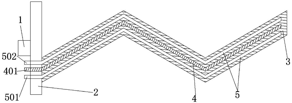 Antifreeze screw pump screw to increase the flow rate of liquid in the pump