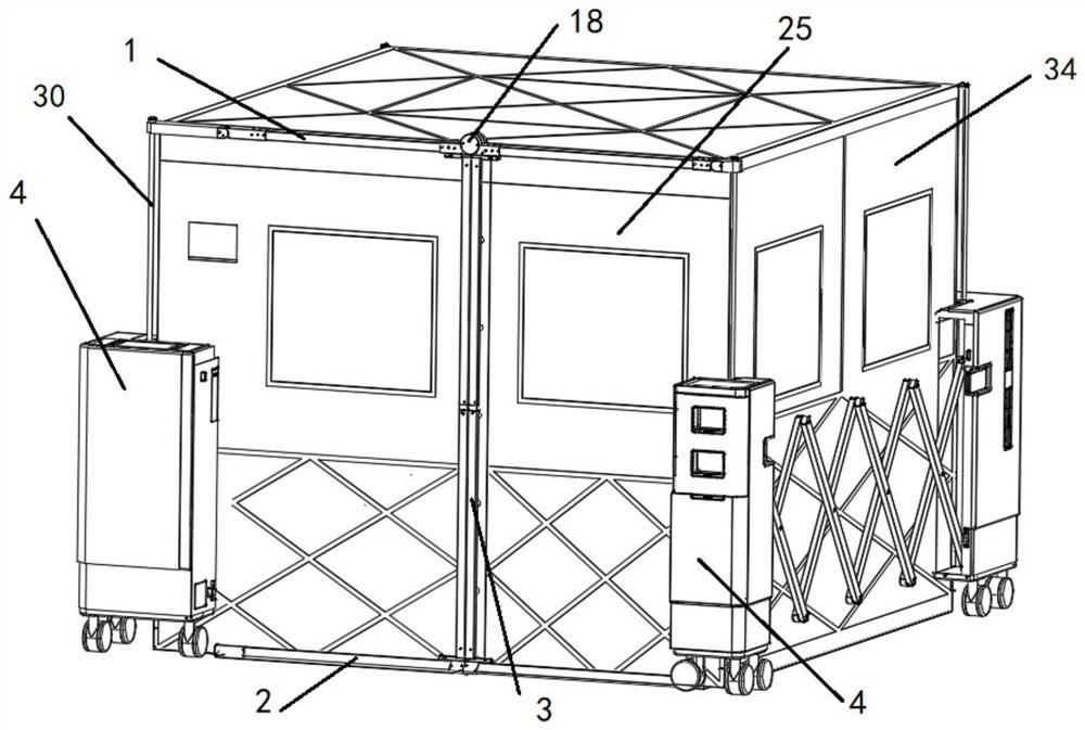 Movable isolation ward