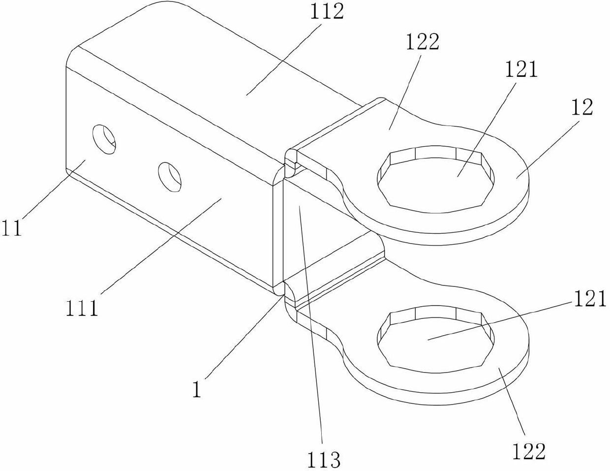 Guardrail rotary joint assembly and guardrail