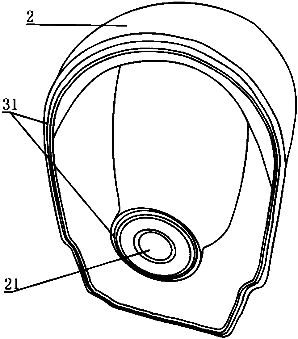 Platform type squatting pan