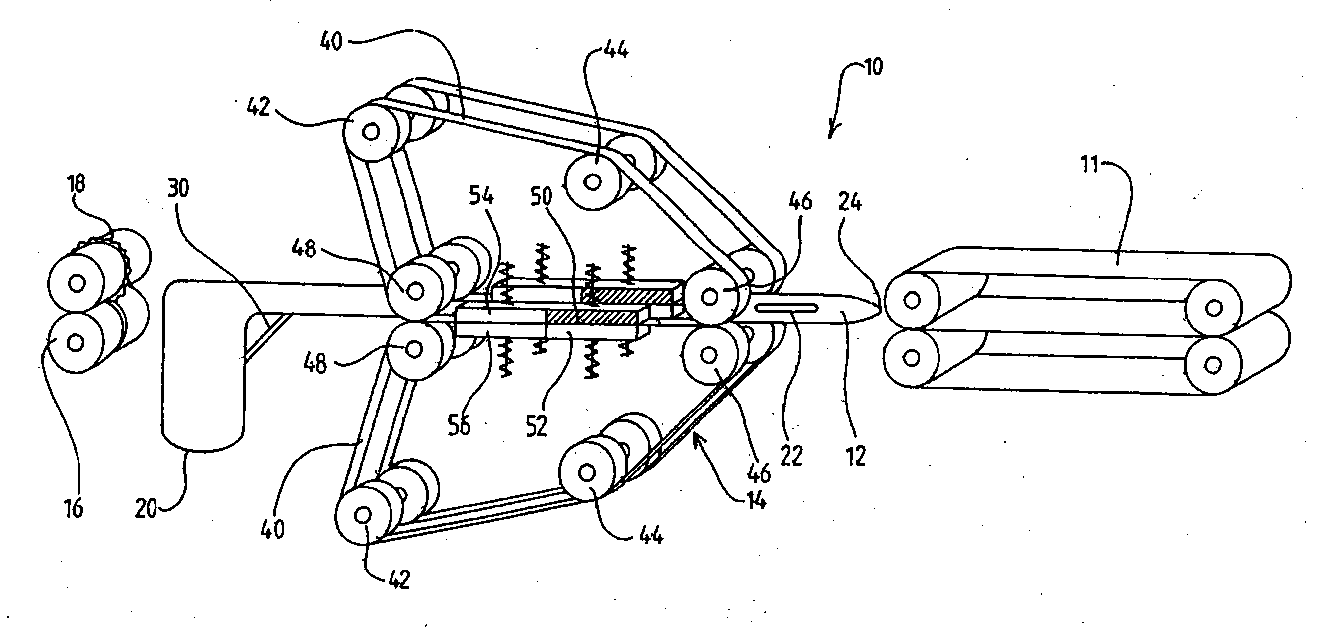 Machine and methods for the manufacture of air-filled cushions