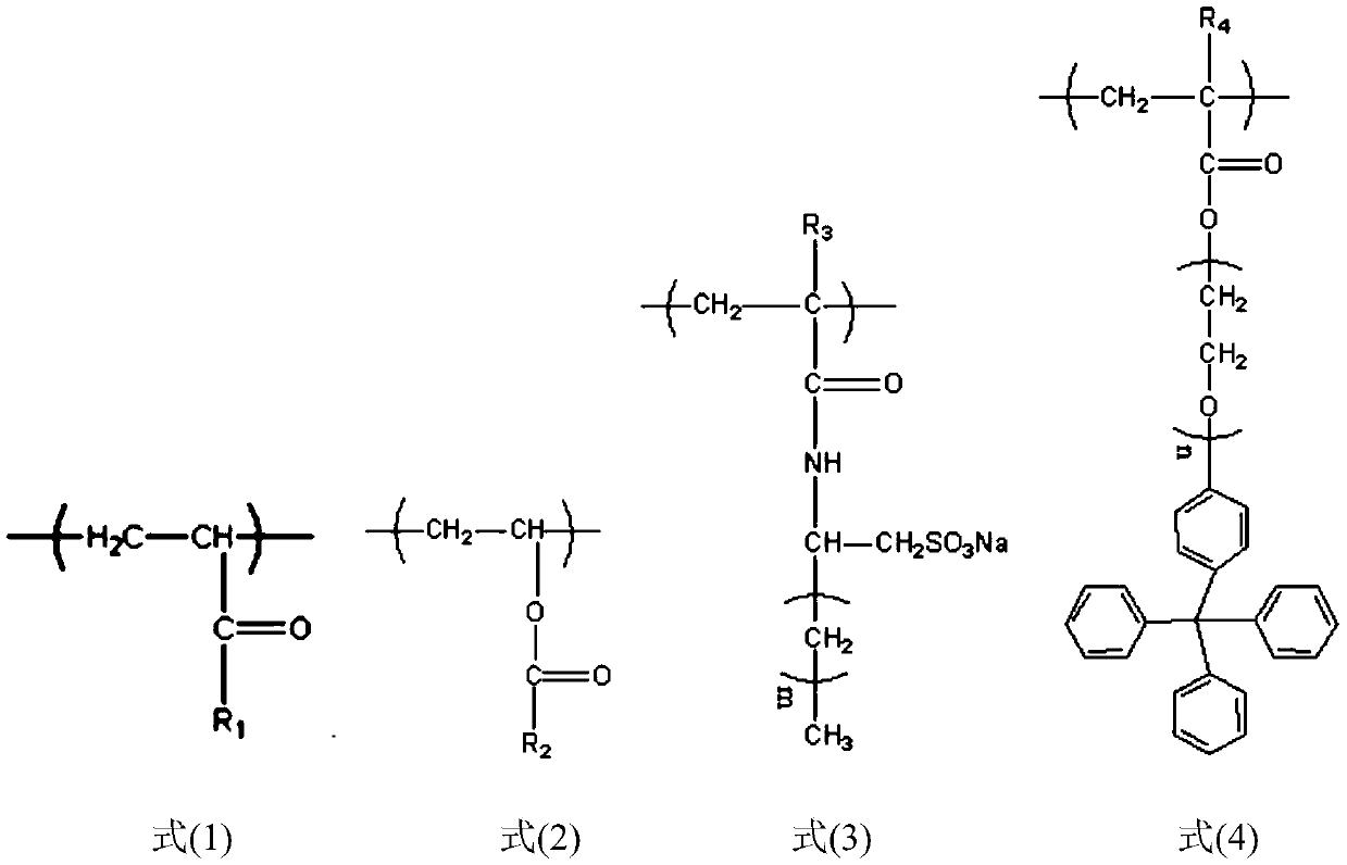 Copolymer with polyphenyl polyether branched chain structure and preparation and application of copolymer