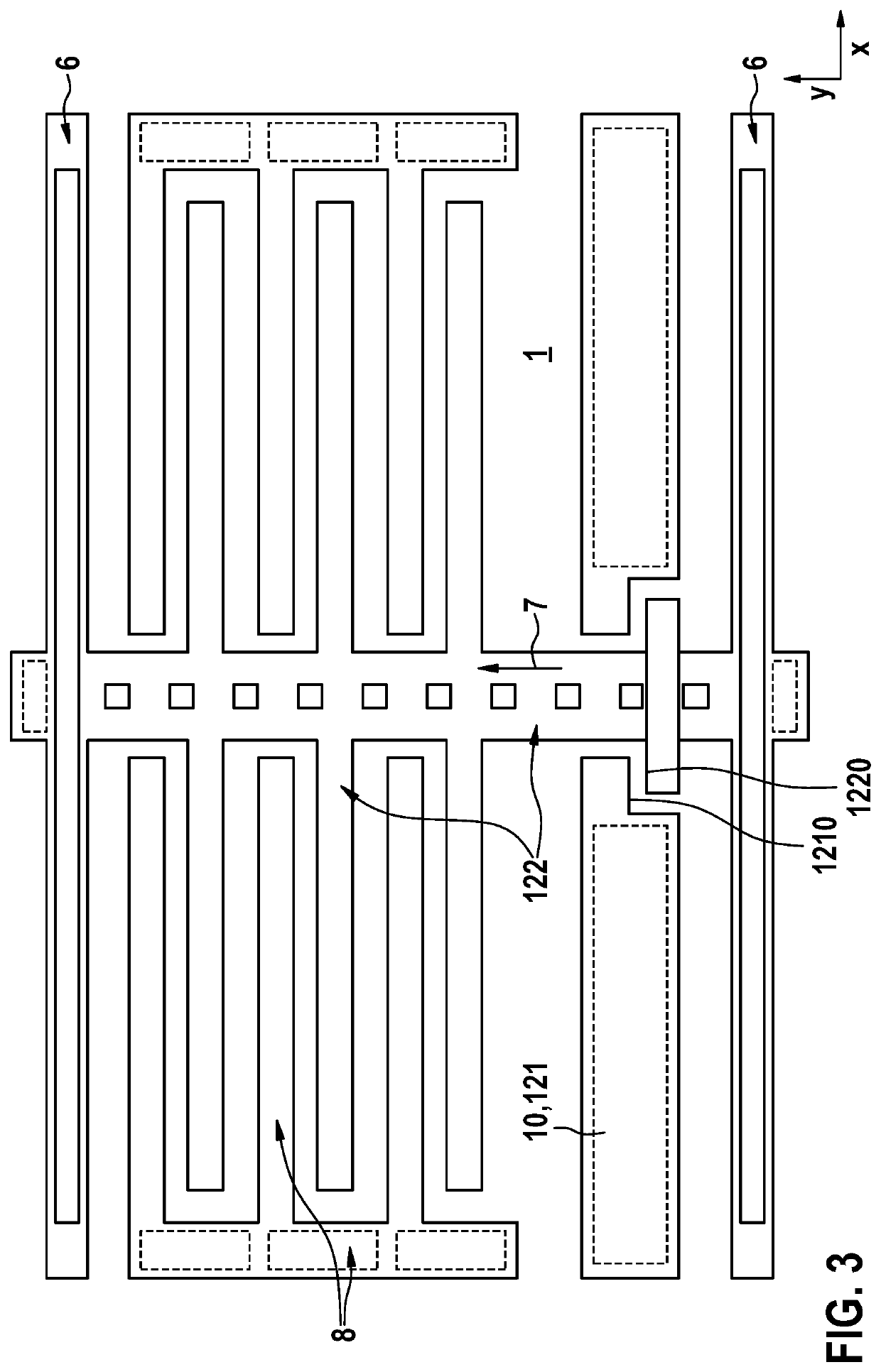 Capacitively operable MEMS switch