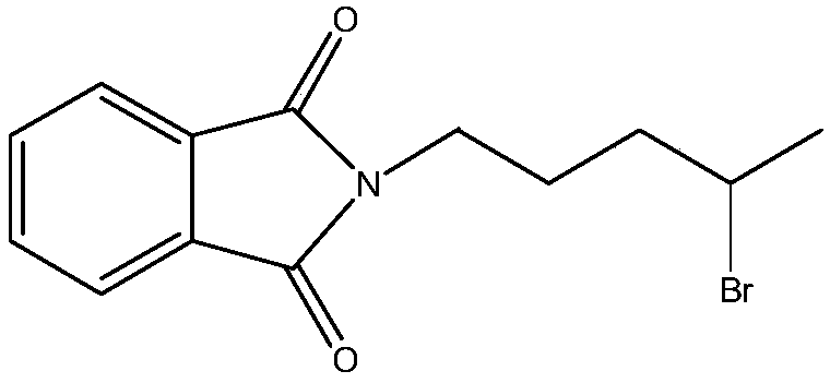 Synthetic method of antimalarial drug primaquine phosphate intermediate n-(4-bromopentyl)phthalimide