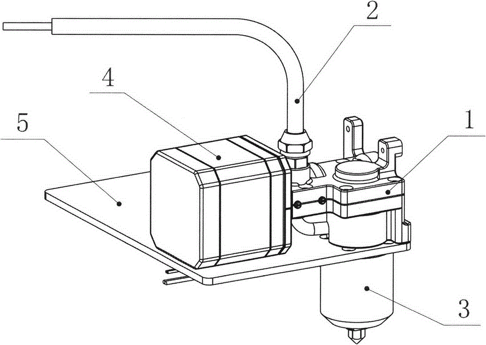 Screw extrusion device of fusion deposition modeling technology-based 3D printer