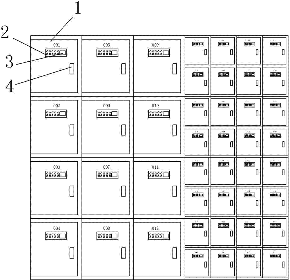 Special receiving and sending equipment and application method thereof