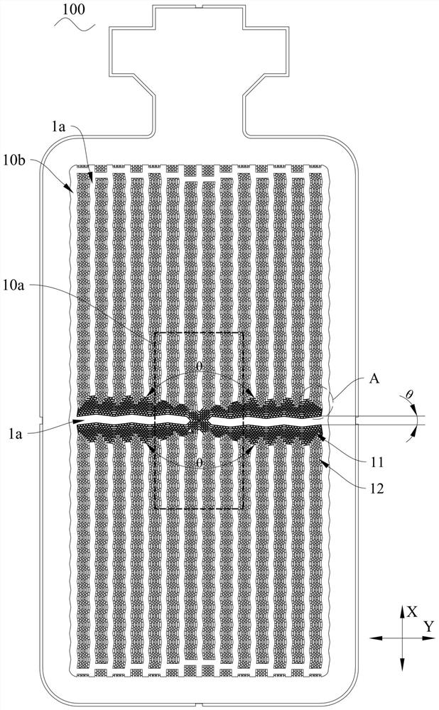 Soaking structure and electronic equipment