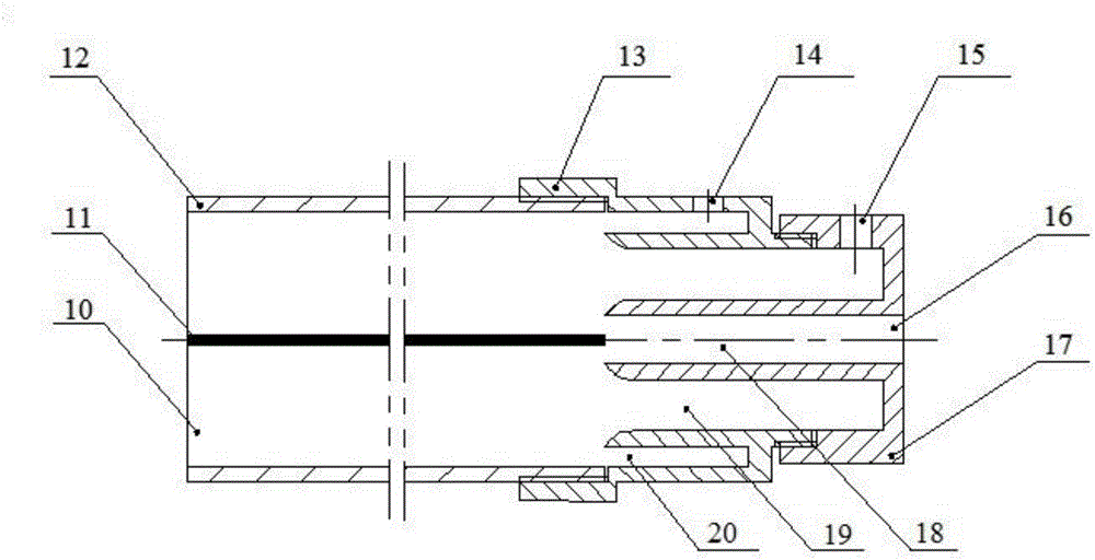 Purification and spray irrigation system for polluted irrigating water