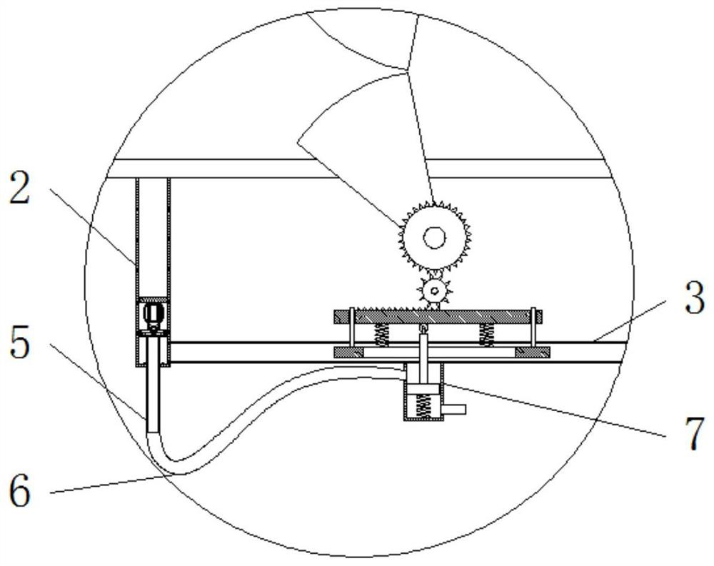 A drainage pipe anti-blocking device capable of automatic dredging