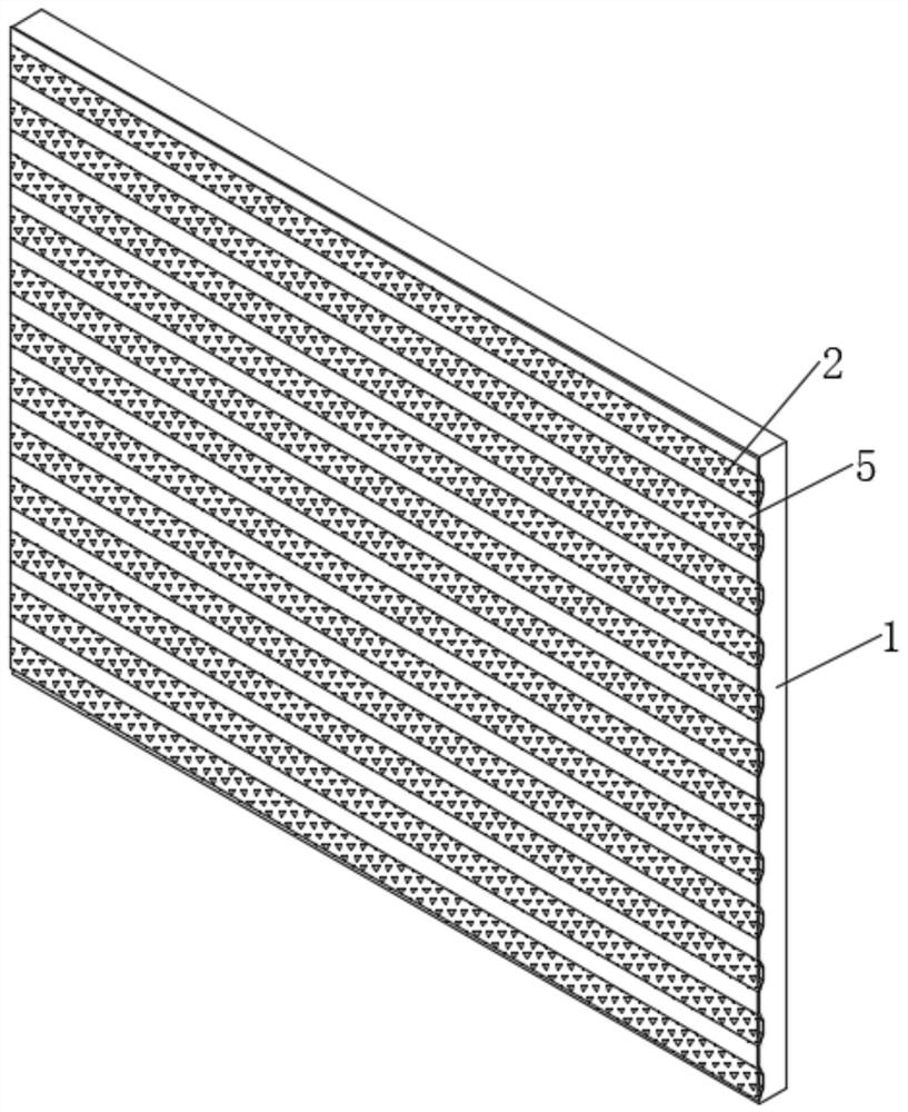 Anti-falling concrete prefabricated wallboard with strong adhesive force