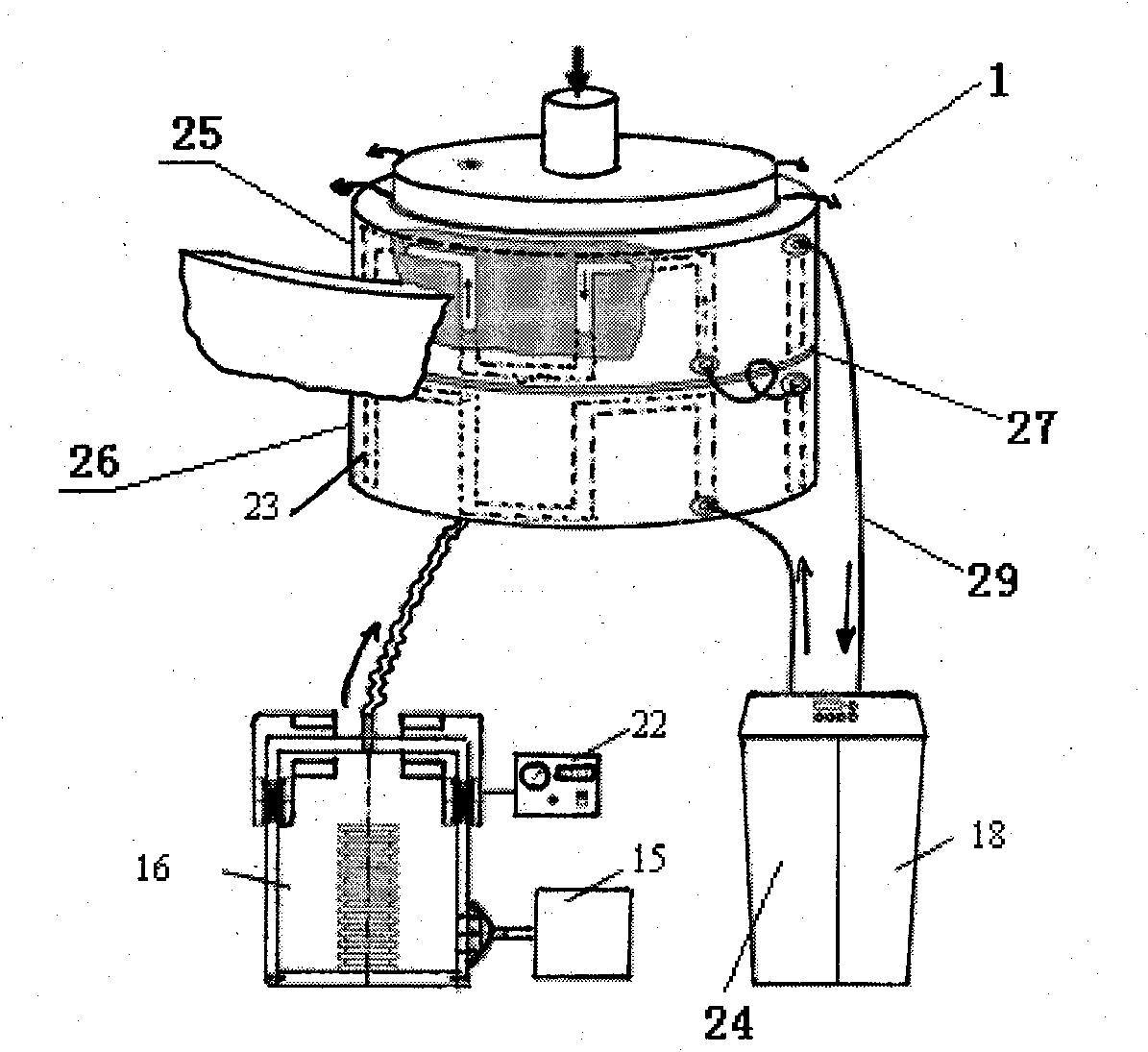 Rock-fill material weathering instrument