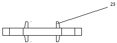 Banana type scaffold