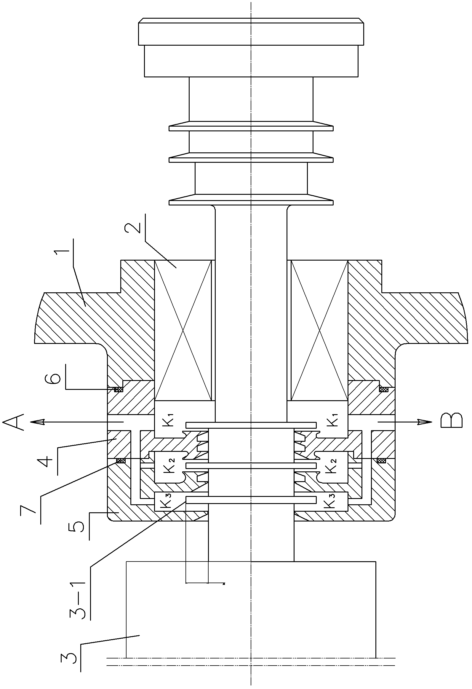 Oil seal structure used in high speed motor