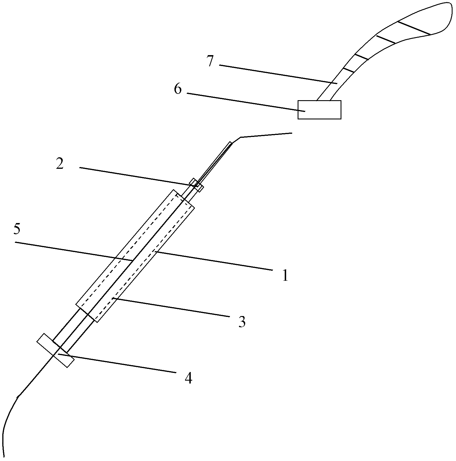 Guiding steel wire guiding method and device in subclavian vein catheterization