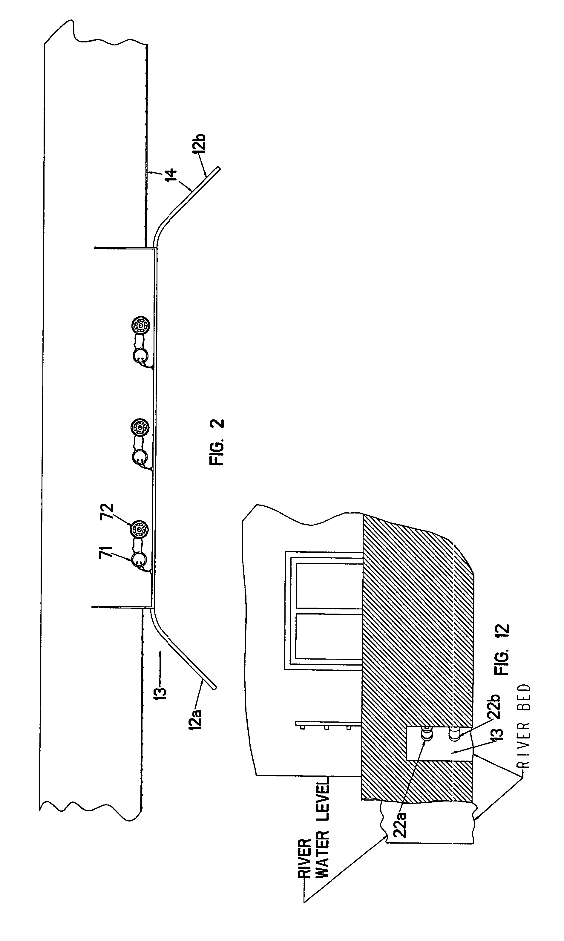 Hydro-electric power generating system with an adjustable water diversion system