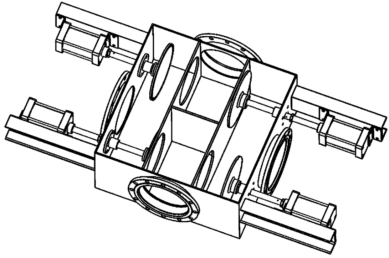 Withdrawing type single-layer leakage-free four-way reversing valve