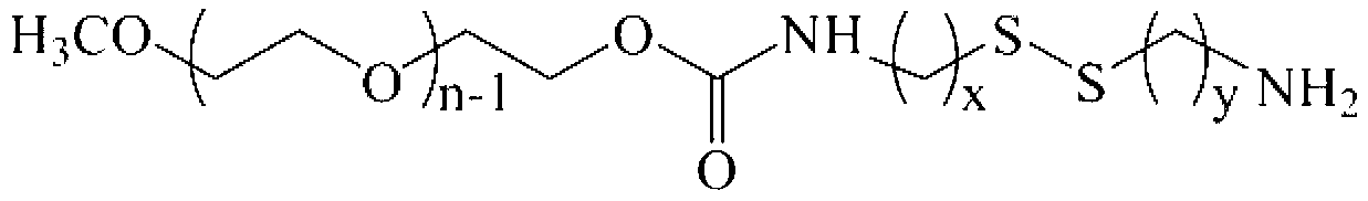 Bi-functional polyethylene glycol derivative and preparation method thereof