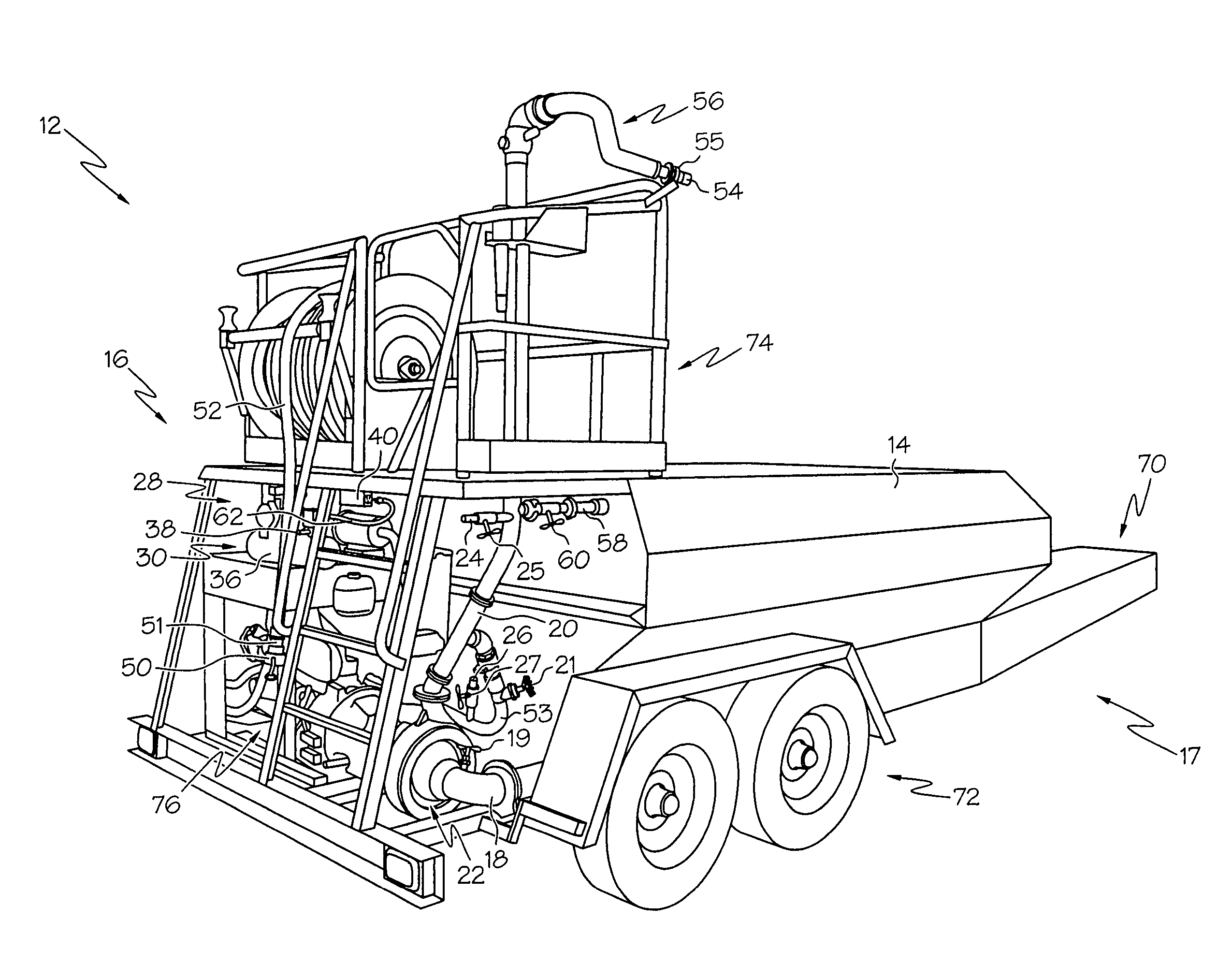 Vehicles and bulk material distribution apparatuses including air flush system and methods