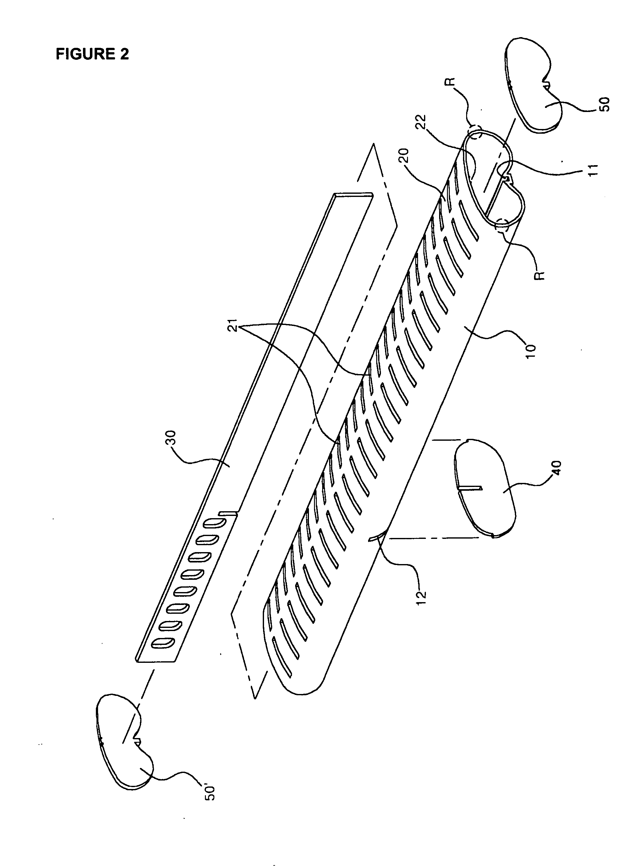 Header pipe evaporator for use in an automobile