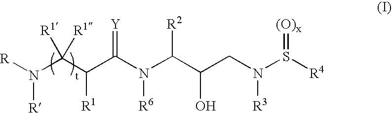 Α- and β-amino acid hydroxyethylamino sulfonamides useful as retroviral protease inhibitors