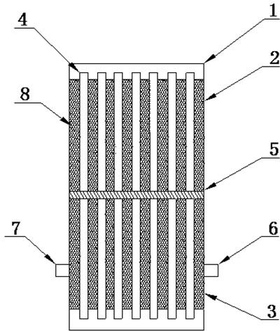 Heat-pipe type ice-storing ice-melting cold-accumulating device and ice-storing cold-accumulating air conditioner
