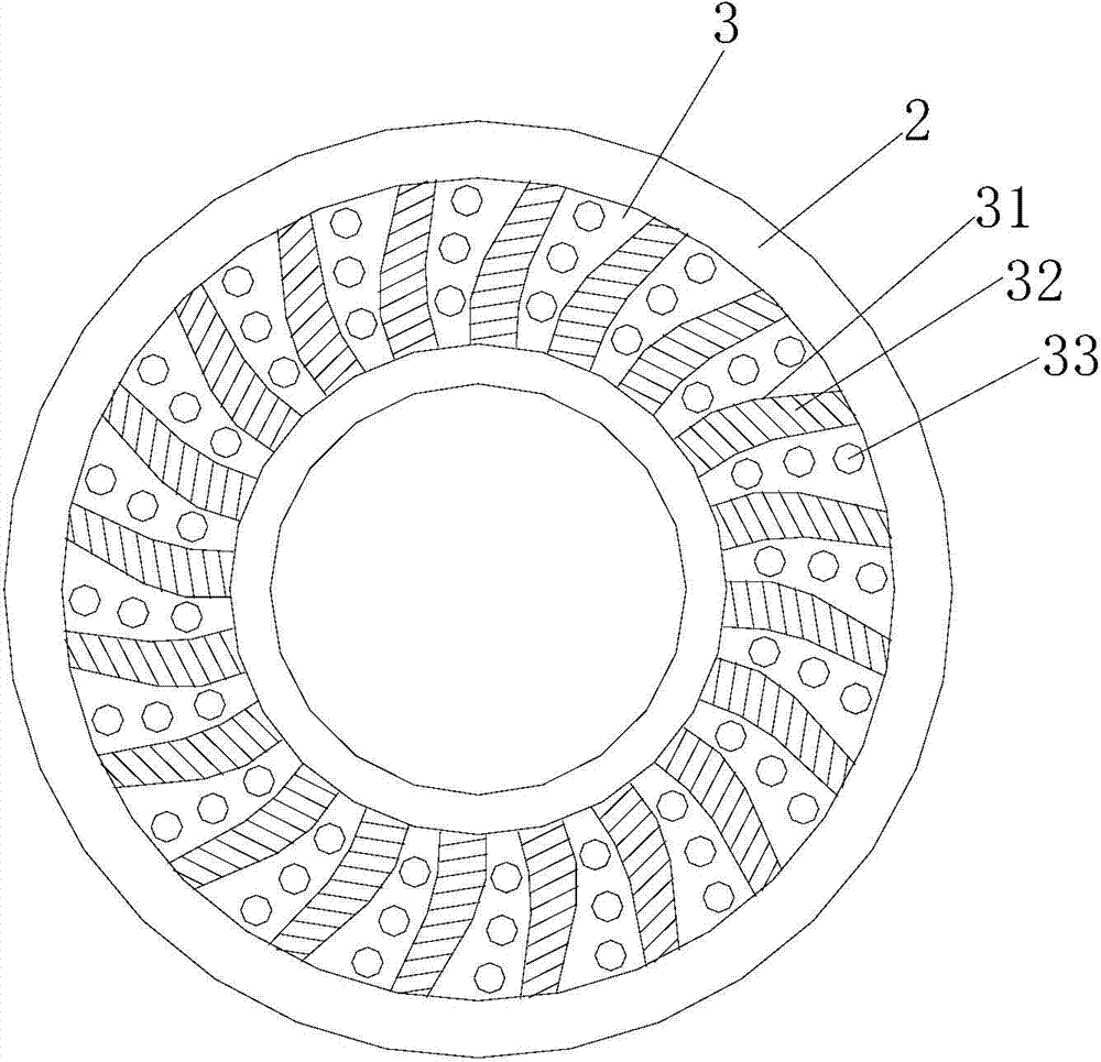 Double-end anti-skid hexagon flange nut