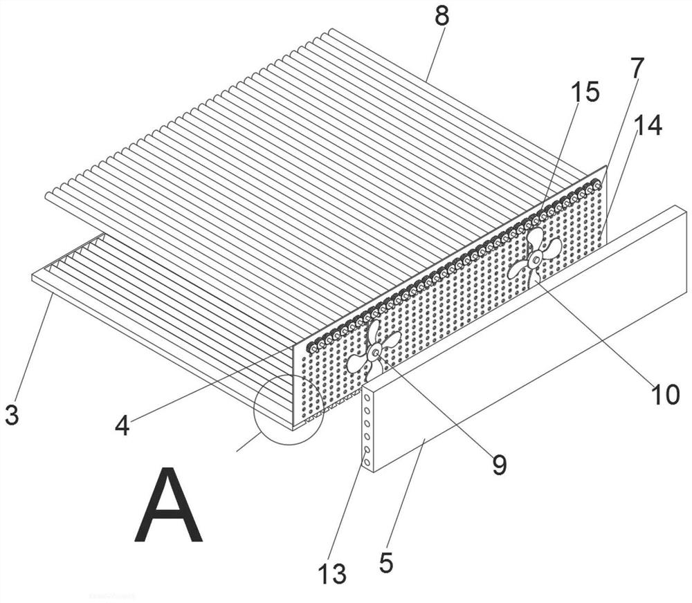 Captive sheep breeding defecation system