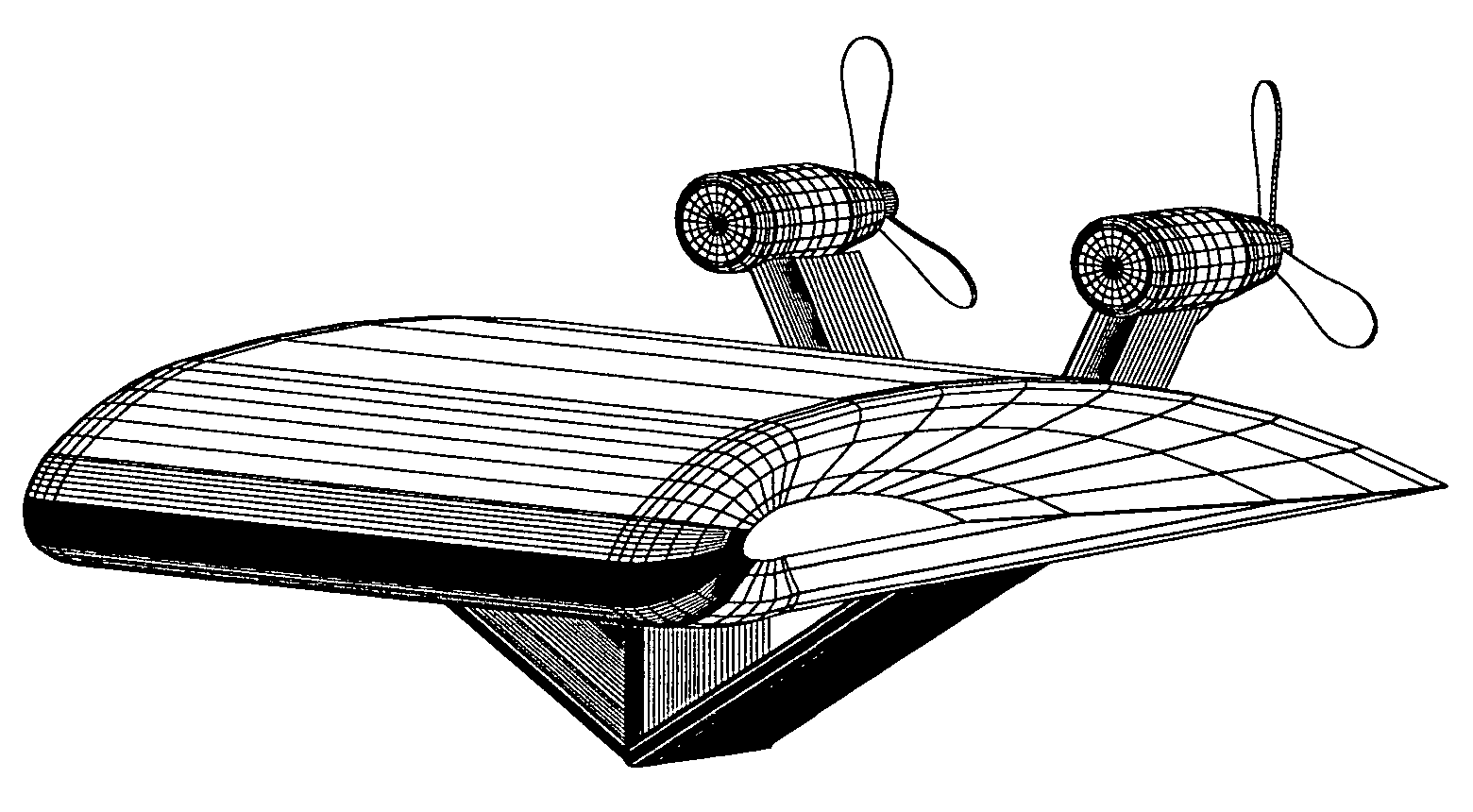 Passenger watercraft using three methods of lift; displacement, hydrofoil, and ground-effect (wing-in-ground) operating over water