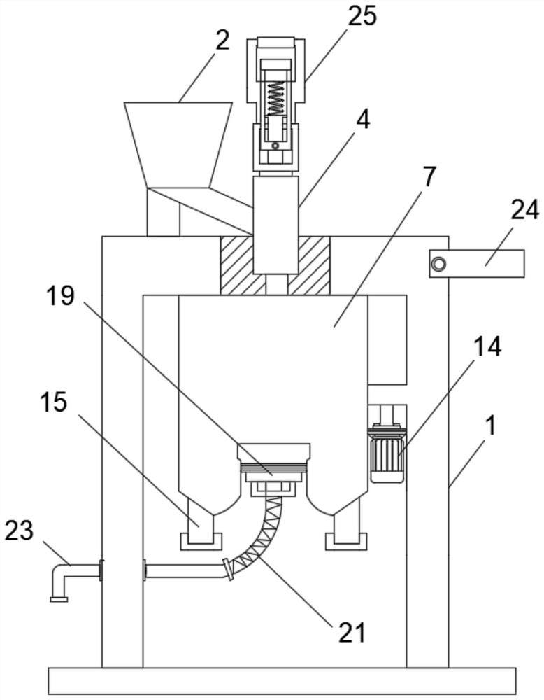 Easy-to-operate passion fruit shell breaking and juice extracting device