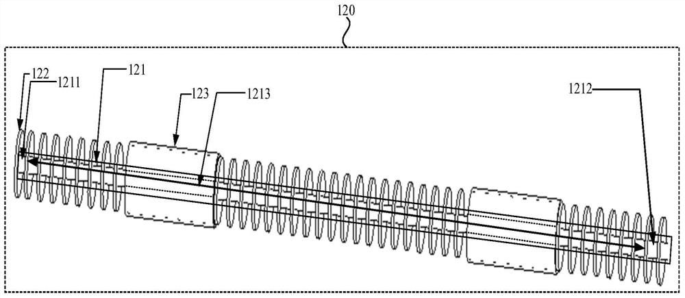 Cable erecting device and erecting method