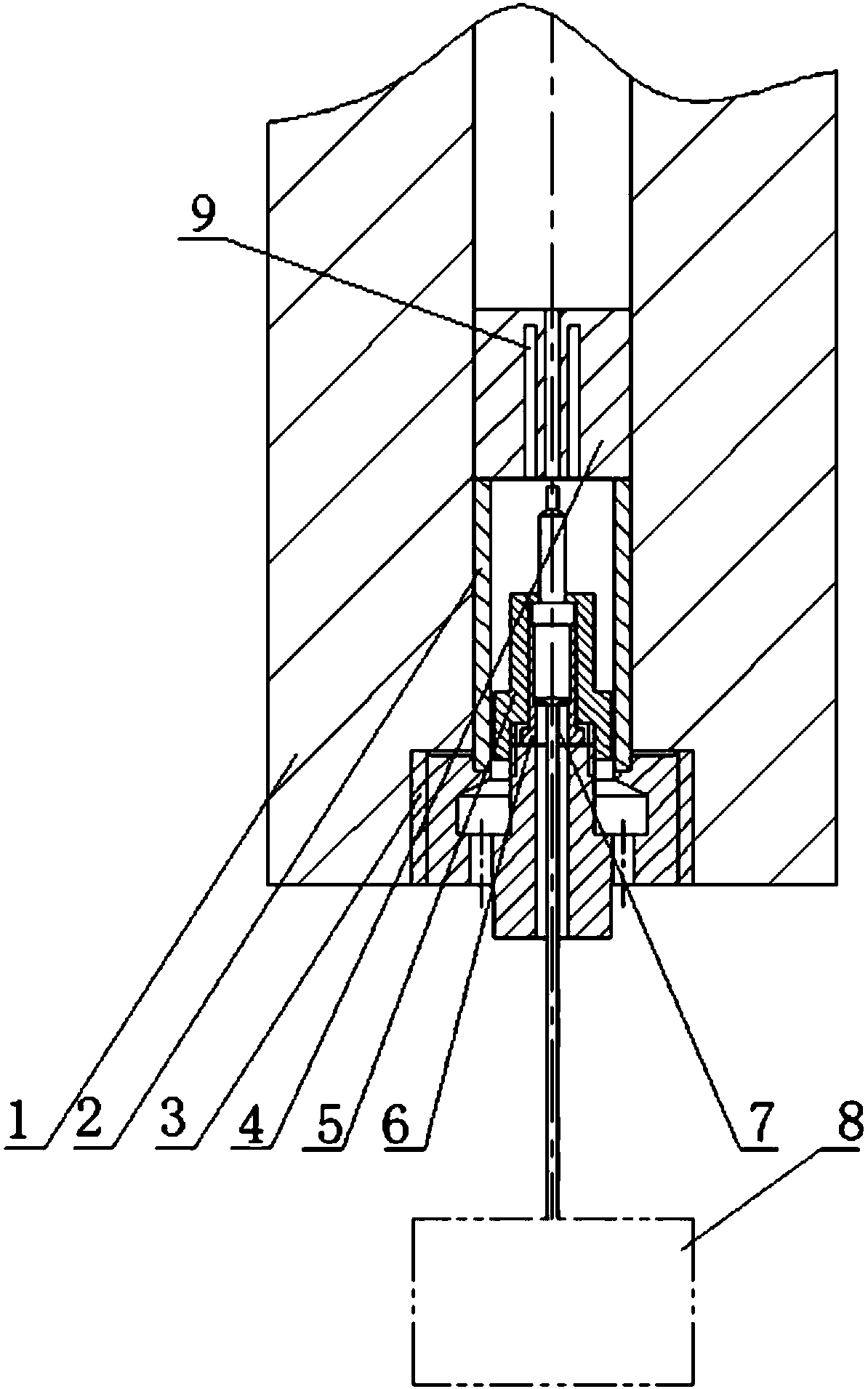Microscale polymer melt extrusion viscous dissipation measuring method