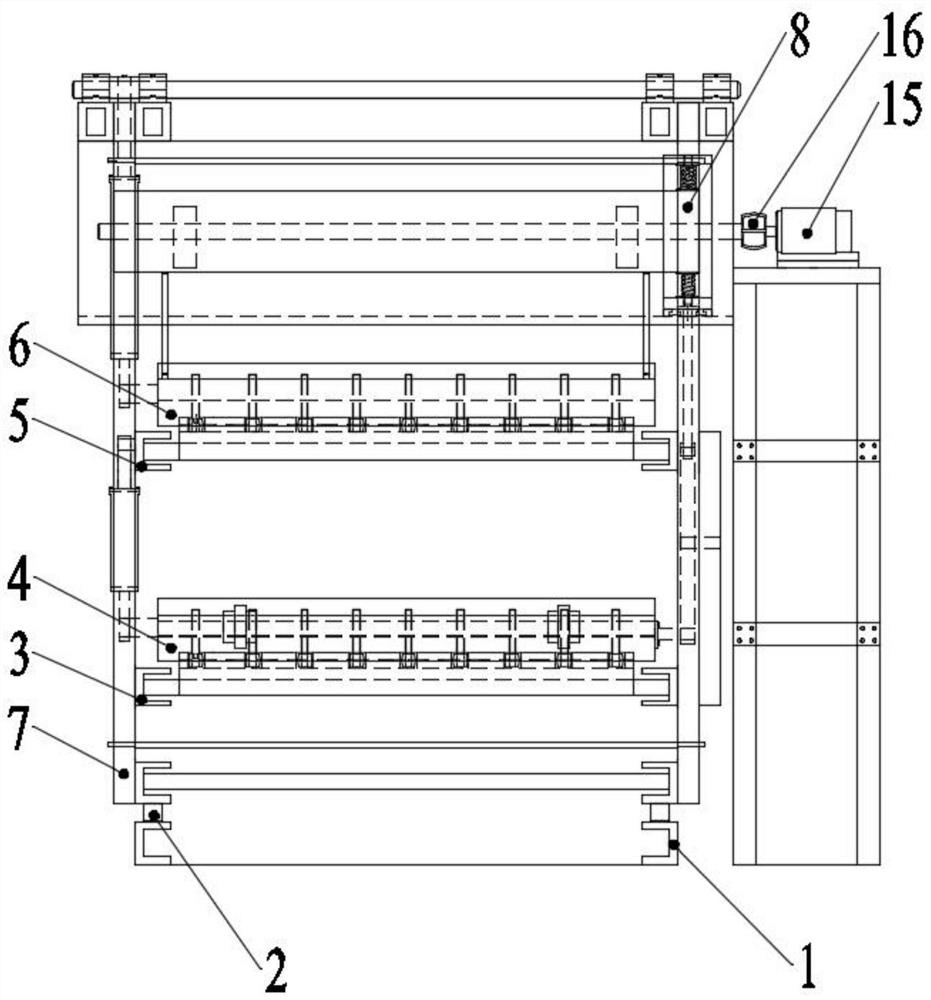 A high-efficiency double-layer multi-stage vibrating screen