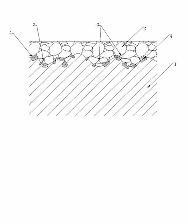 Non-sticky nonrust iron pan and manufacturing method thereof
