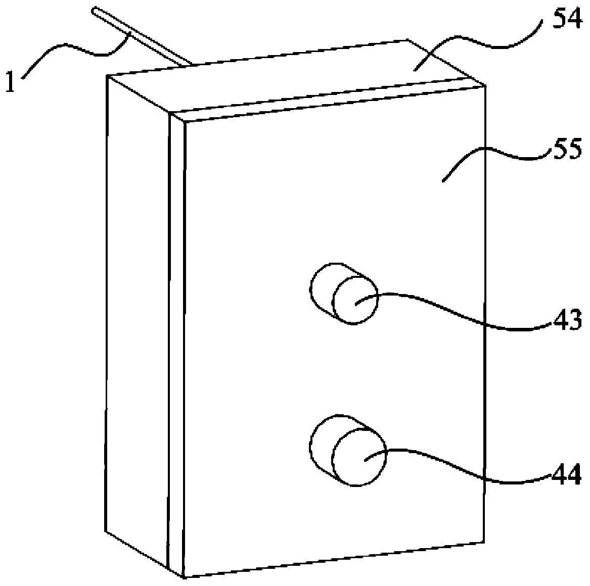Material blockage detection device