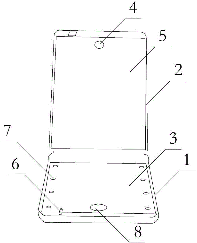 Portable intelligent cosmetic mirror and make-up auxiliary system and method