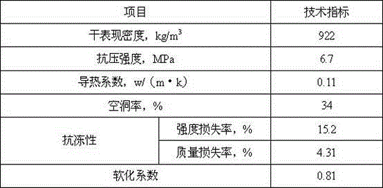 Novel cement foam material