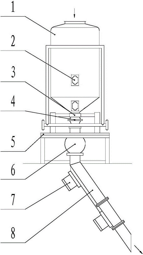 A continuous powder feeding device and real-time control method