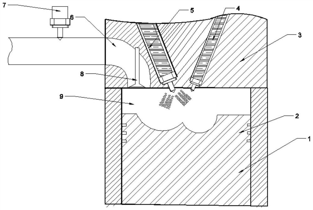 A lean-burn organization method for a dual-fuel engine